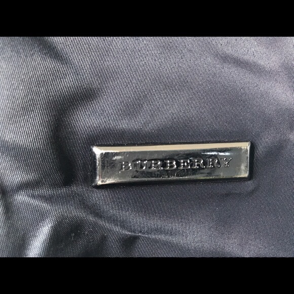 Authentic Black Burberry Bag Patent Leather Handles Handbag Tote - Picture 4 of 8